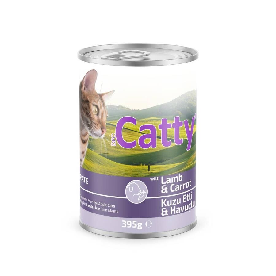 Catty Pate Kuzu Etli Havuçlu Kedi Konservesi 395 GR | SRC: Barcode: 8680542871591